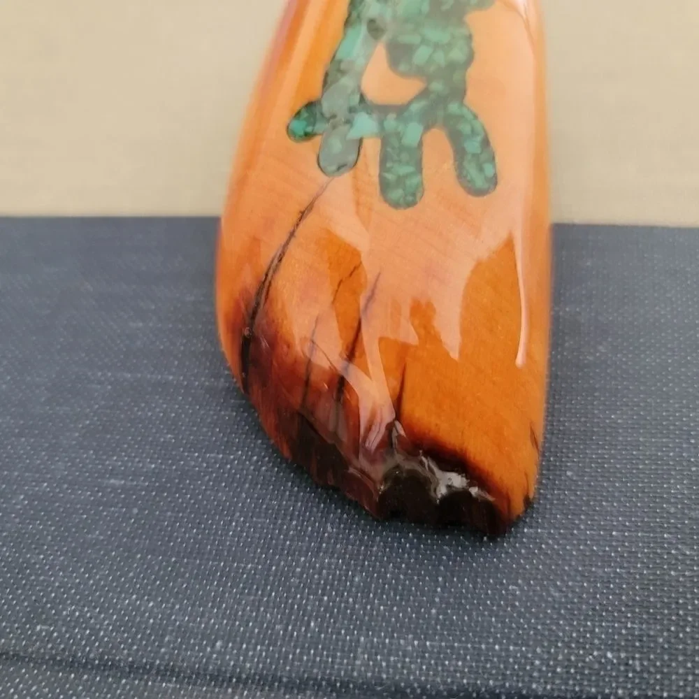 Foot shaped belt Buckle hand-made wooden belt buck
